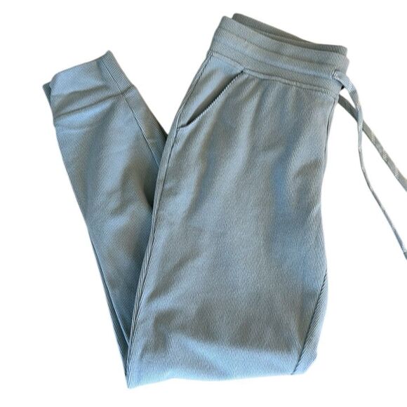 Andrew Marc NY Drawstring Soft Ribbed Active Pants Joggers, Blue,Small, NWT - Picture 6 of 8
